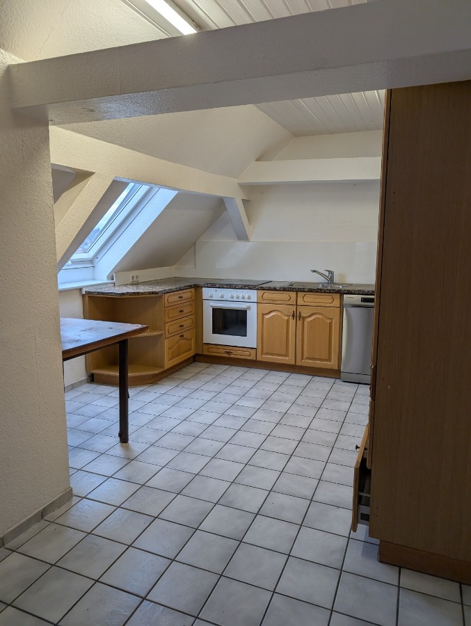 offener K�chenbereich Dachgeschosswohnung Stuttgart