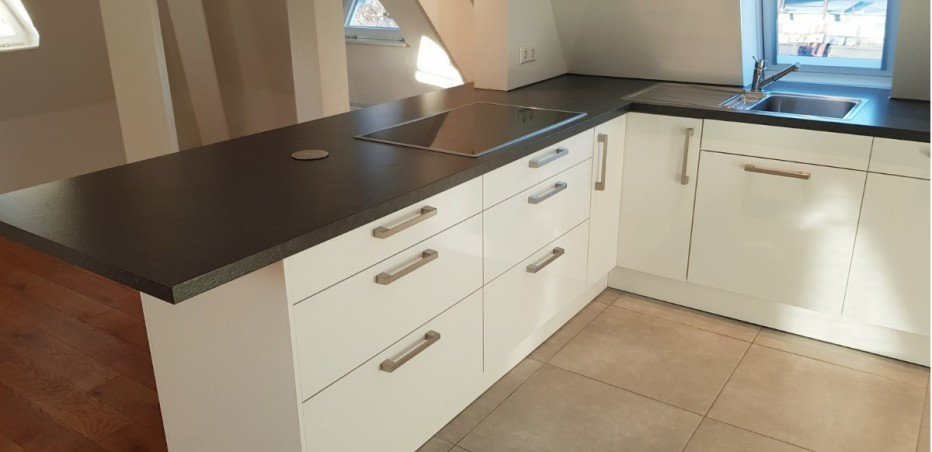 offene K�che Dachgeschosswohnung Stuttgart