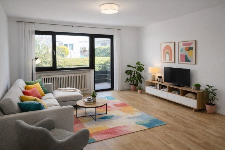 Wohnen - virtuell Leinfelden-Echterdingen - Echterdingen Etagenwohnung Sonnige 2 Zimmer-Wohnung mit Balkon und Au�enstellplatz in L.-E.