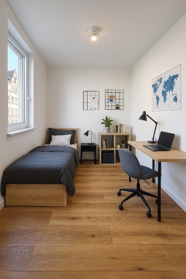 Zimmer 1 Einrichtung Ki generiert Erdgeschosswohnung Stuttgart