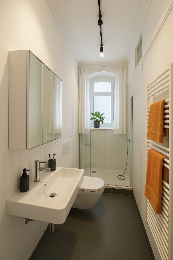 Tageslichtbad Etagenwohnung Stuttgart