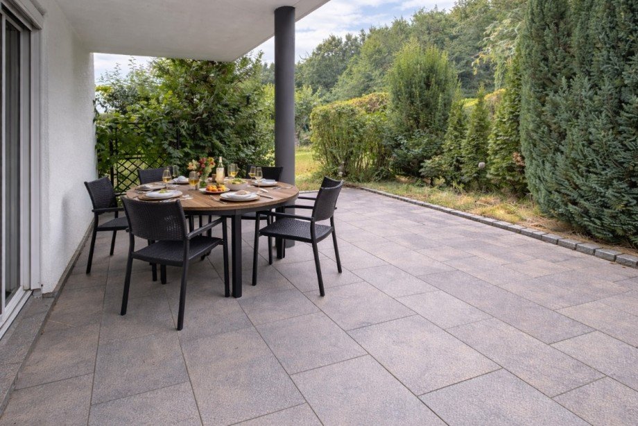 Terrasse virtuell Erdgeschosswohnung Filderstadt