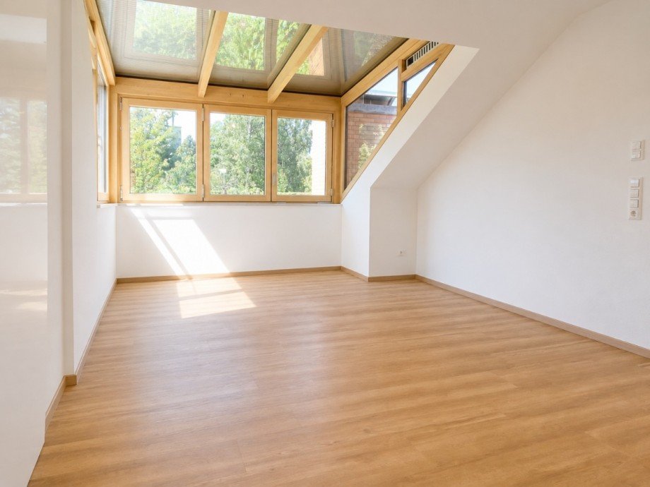 verglaste Dachgaube - Fenster zum wegklappen Dachgeschosswohnung Filderstadt