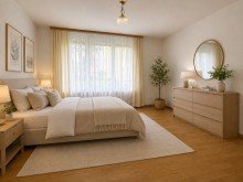 Schlafen - virtuell eingerichtet 3 Zimmer-Wohnung mit Wintergarten und TG Stellplatz - im Zentrum von Bonlanden