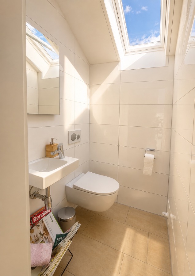 separates WC Dachgeschosswohnung Filderstadt