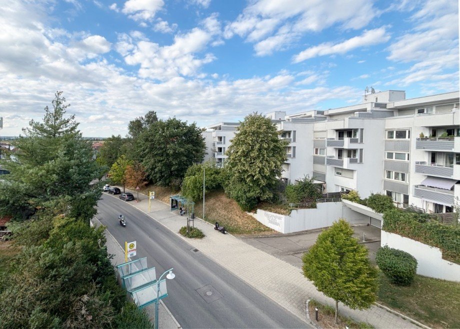 Aussicht vom Schlafzimmer Etagenwohnung Filderstadt