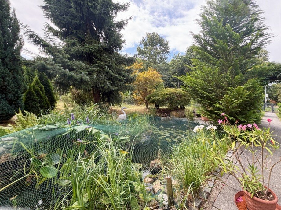 Aussicht auf den Garten Maisonettewohnung Filderstadt