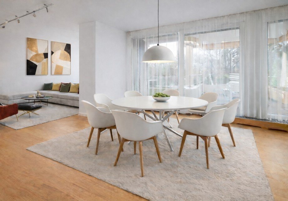 gro�er Wohn-/Essbereich - virtuell Penthousewohnung Filderstadt