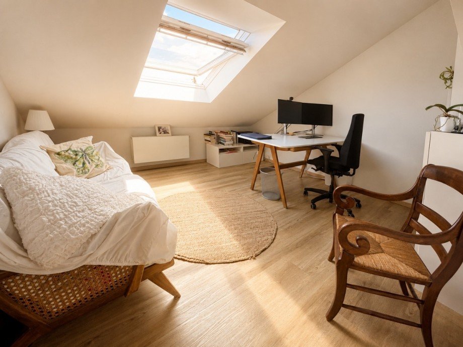 Arbeitszimmer Dachgeschosswohnung Filderstadt