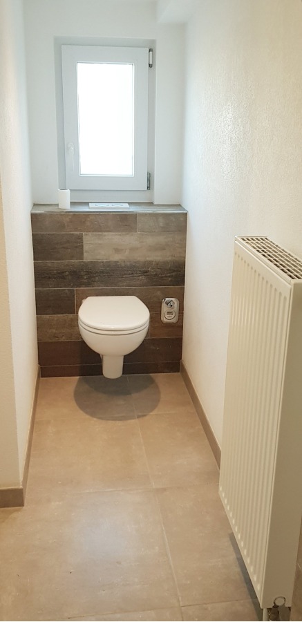 separiertes WC im Dad Dachgeschosswohnung Stuttgart
