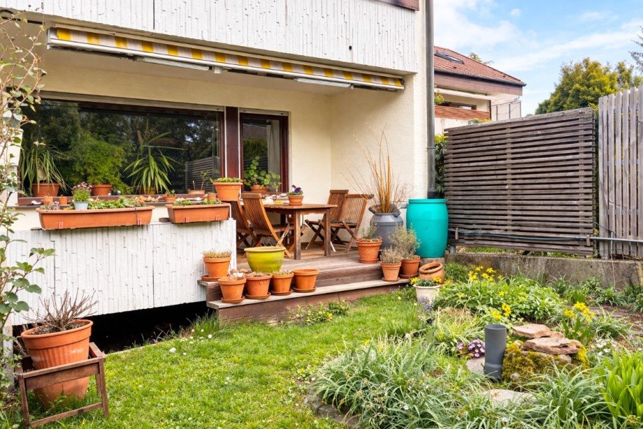 Balkon mit Abgang 1 Erdgeschosswohnung Filderstadt